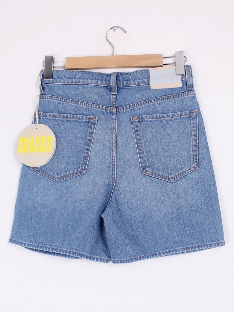 Mother - Short en jean bleu T.36