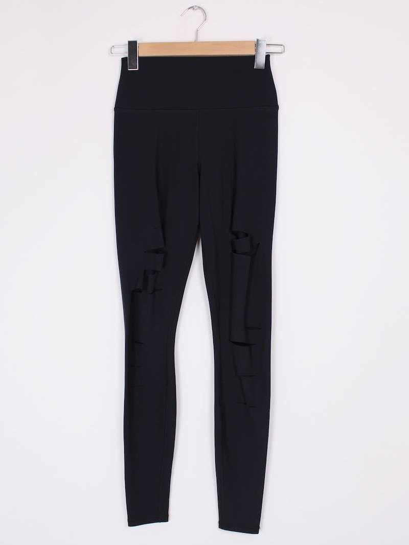 Alo - Legging noir ajouré T.S