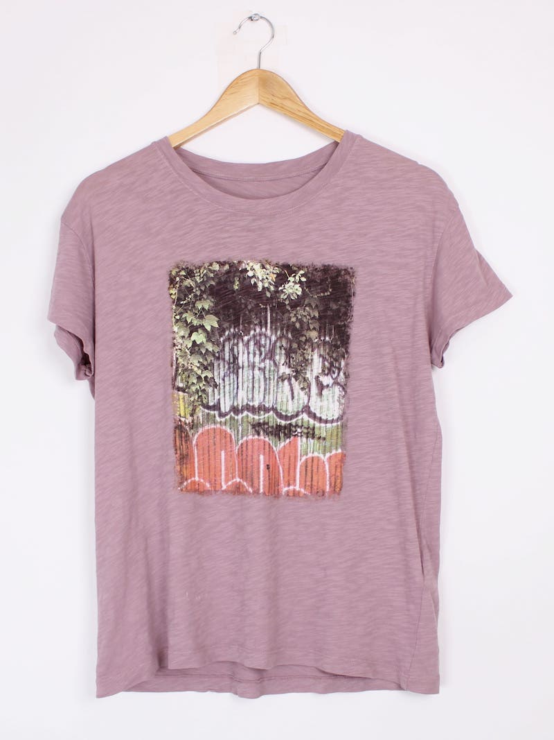 Ba&sh - T-shirt rose foncé tag T.1