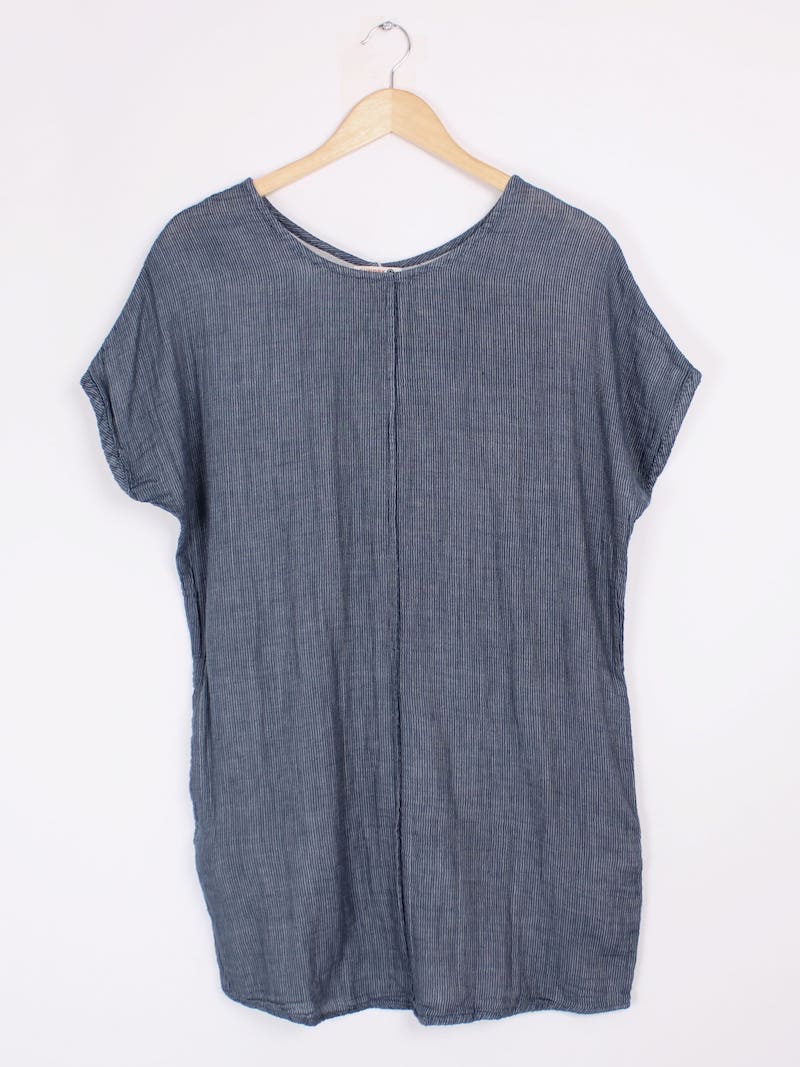 Sundry - Robe t-shirt bleue T.S/M