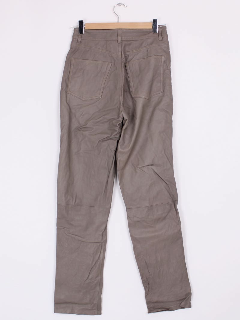 JJXX - Pantalon en cuir marron T.S