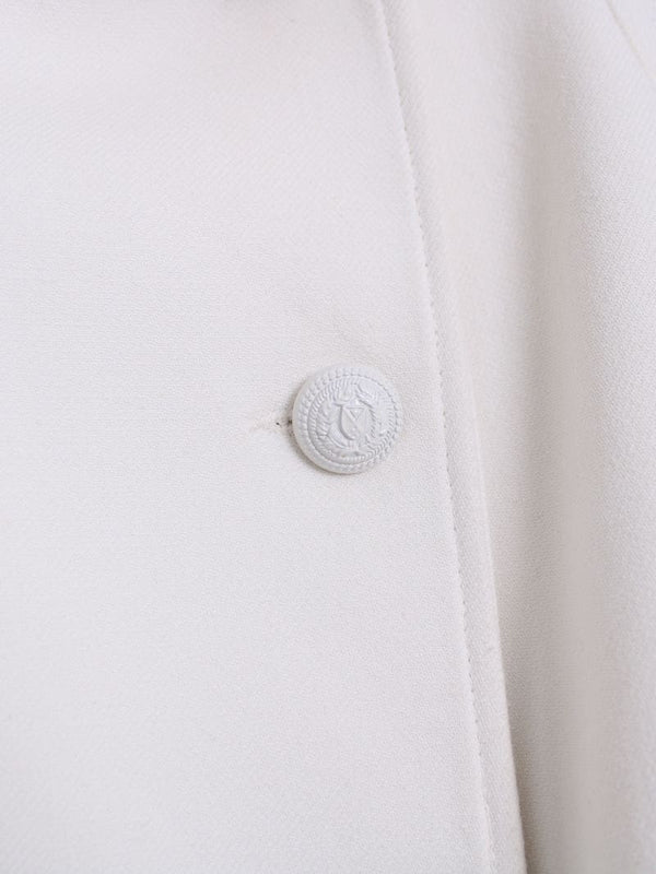 Tara Jarmon - Manteau blanc à boutons T.38