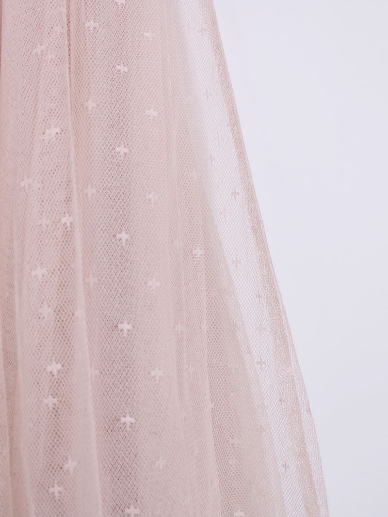 Needle & Thread - Jupe rose en tulle à étoiles T.40