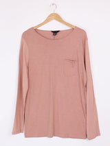 Cedar Wood State - T-shirt rose manches longues T.M