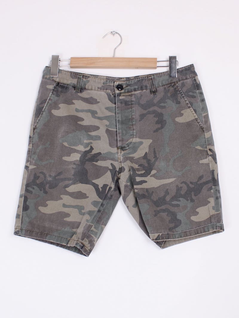 Asos - Bermuda camouflage vert T.42