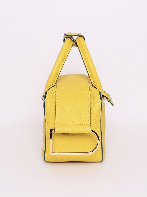 Delvaux - Sac jaune Cool Box