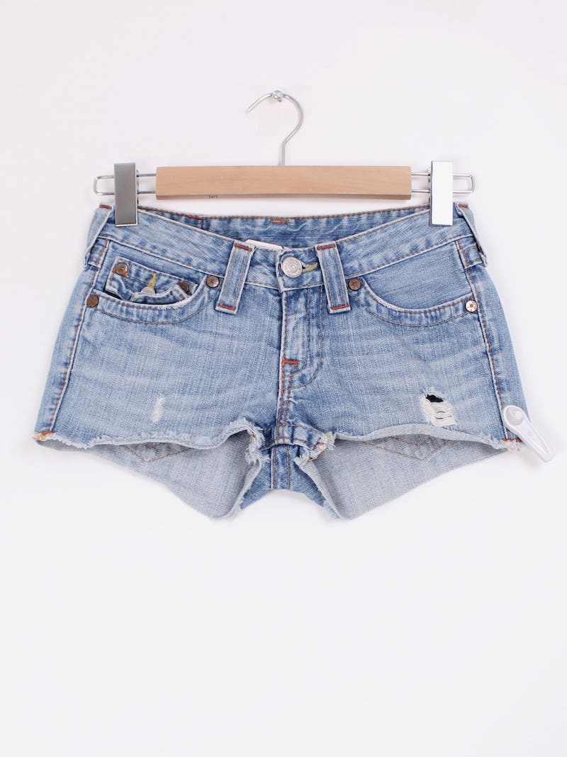 True religion - Mini short en jean T.36