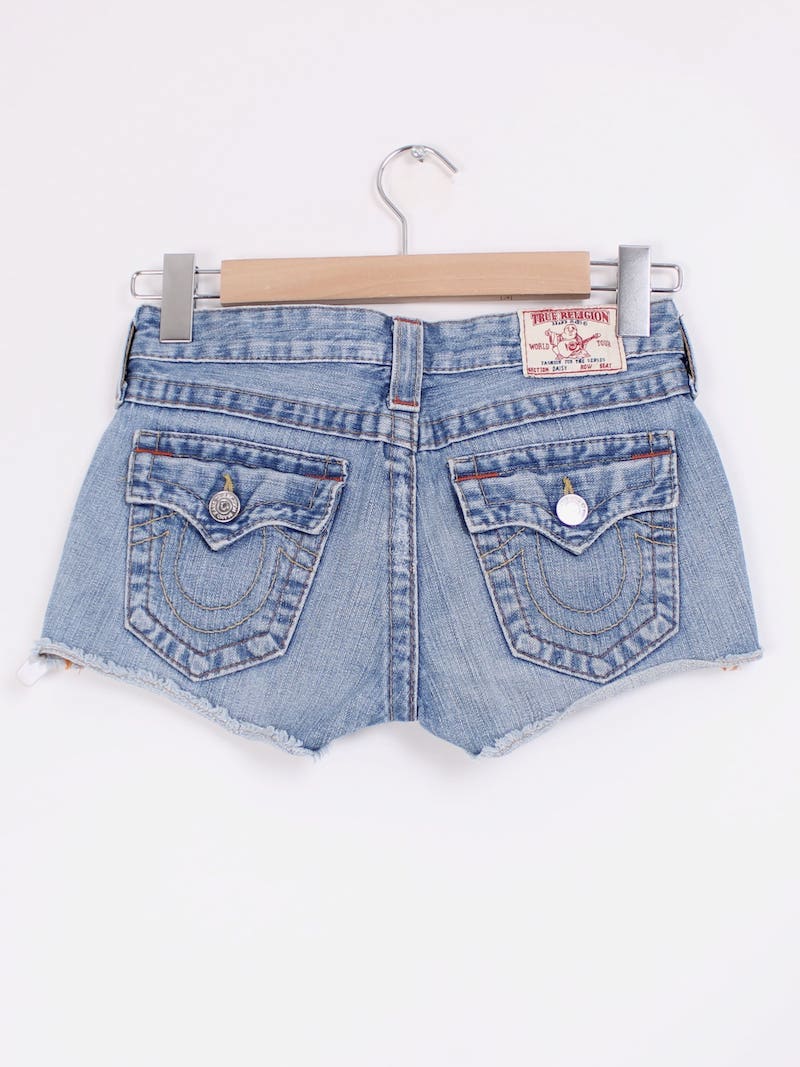 True religion - Mini short en jean T.36