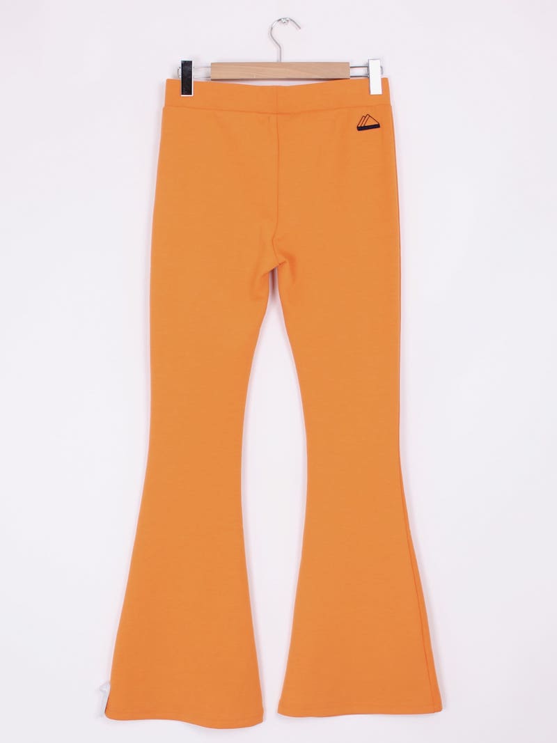 Superdry - Pantalon évasé orange T.42